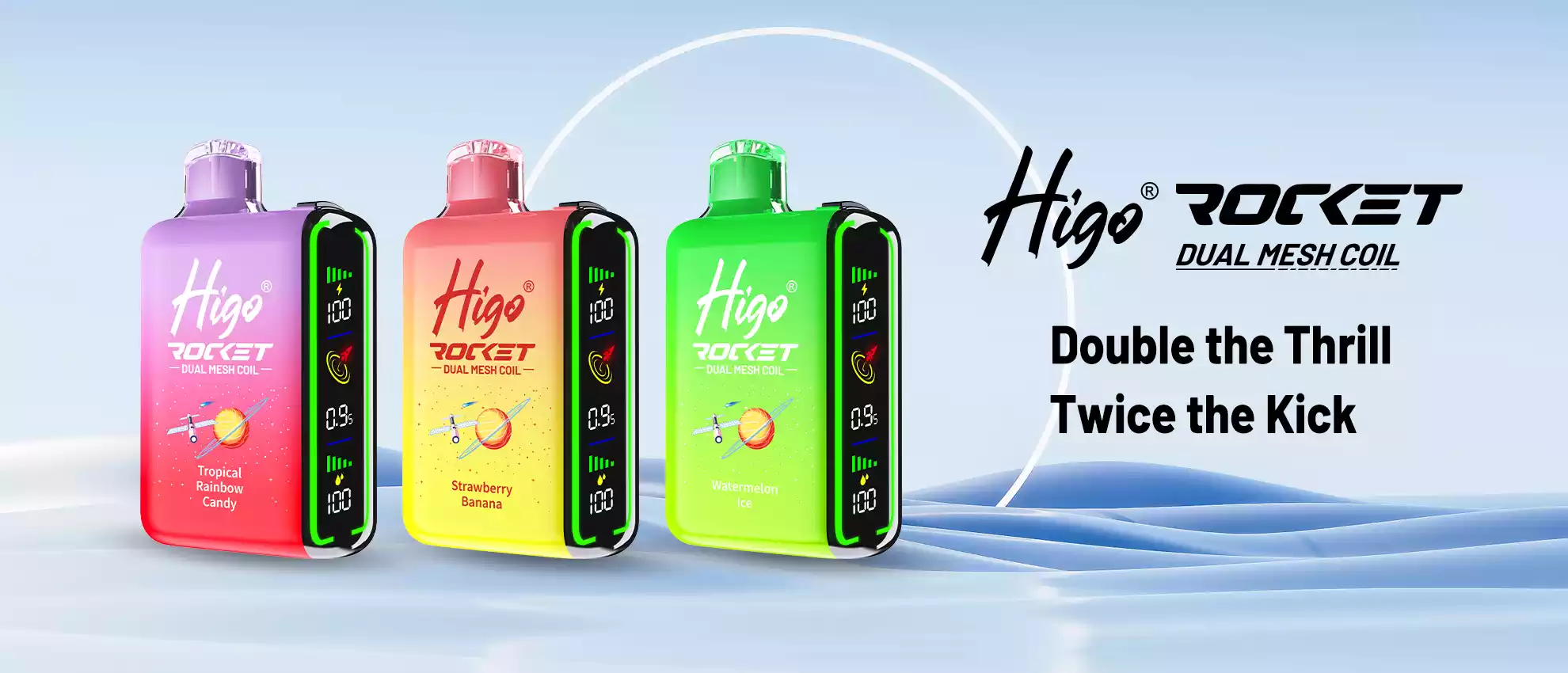 2024 New Bulk Buy Higo Rocket 20000 Puffs Disposable Vapes from Factory Source with Flavor Variety (5)