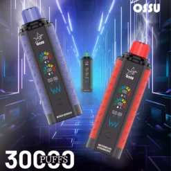 Comprar em massa OSSU 30000 Puffs 0,5Ω Bobina de malha dupla Vape descartável direto da fábrica com variedade de sabores 2 em escala