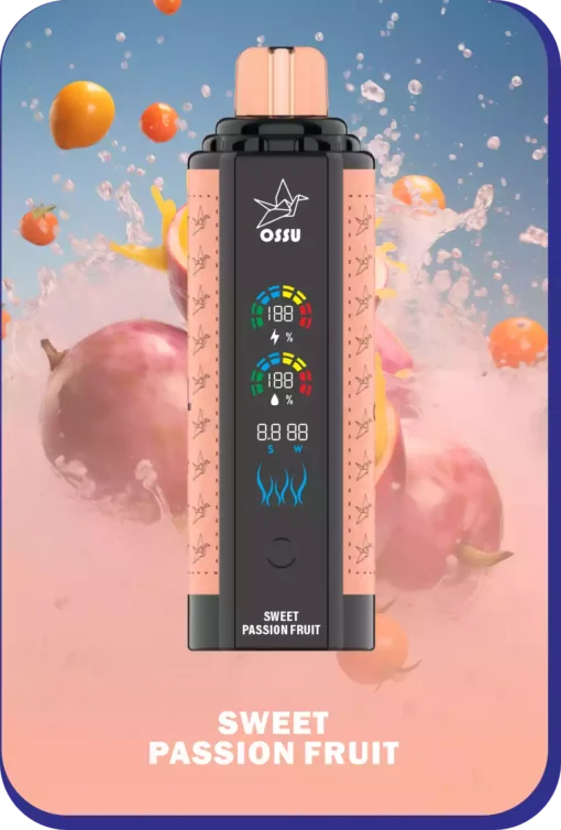 Comprar a granel OSSU 30000 Puffs 0,5Ω Bobina de malha dupla Vape descartável direto da fábrica com variedade de sabores 5