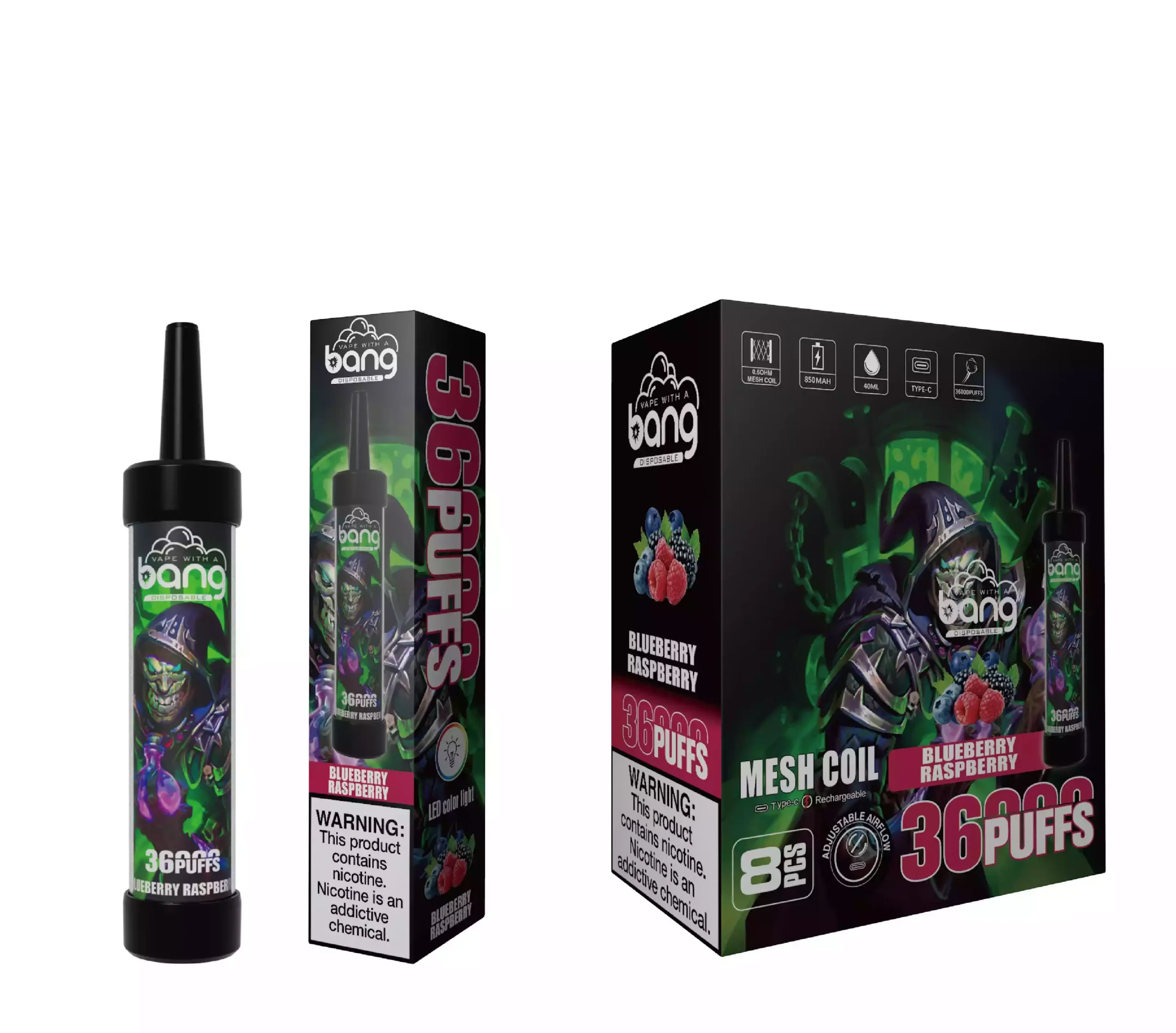 Vendita all'ingrosso di vaporizzatori monouso Shisha BANG 36000 DTL diretti in fabbrica con selezione multi-sapore (13)