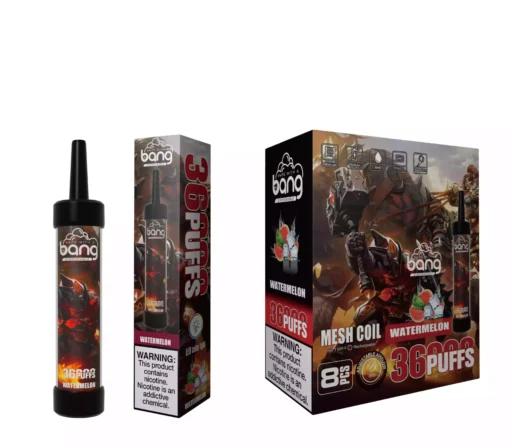 Fabbrica diretta BANG 36000 DTL Shisha Vape monouso all'ingrosso con selezione multi sapore 6 in scala