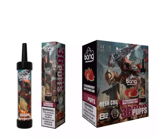 Fabbrica diretta BANG 36000 DTL Shisha Vape monouso all'ingrosso con selezione multi sapore 7 in scala