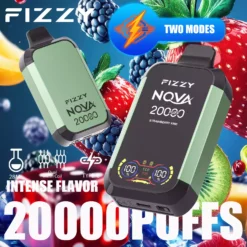 Gyári közvetlen Fizzy Nova 20000 Puffs eldobható Vape 850 mAh hosszú élettartamú akkumulátor nagykereskedés többféle ízválasztékkal 13