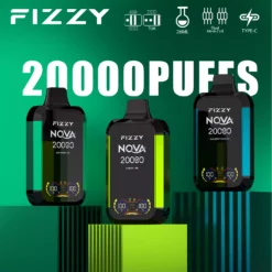 Factory Direct Fizzy Nova 20000 Puffs Disposable Vape 850mAh Long Last Battery Wholesale with Multiple Flavor Selections (9)