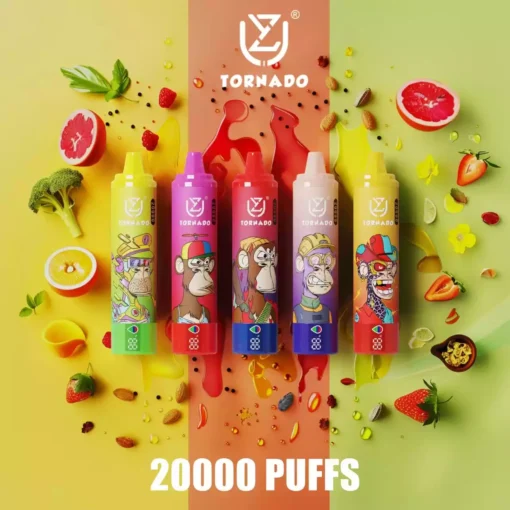 Factory Direct UZY Tornado 20000 Puffs Vape de unică folosință cu numeroase opțiuni de aromă (5)