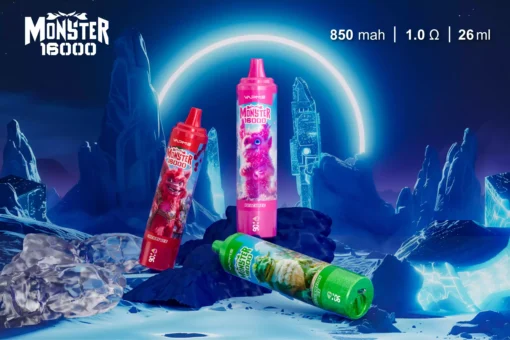 Factory Direct VAPME MONSTER 16000 Puffs 850mAh baterie Velkoobchodní jednorázový vape s výběrem různých příchutí (7)