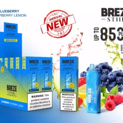 Venta al por mayor directa de fábrica Breze Stiik BS 8500 Puffs Vapes desechables con múltiples opciones de sabor 8 escalados