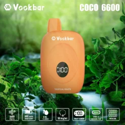 Factory Source Vookbar COCO 6600 Puffs Nic 3% Disposable Vape Bulk Wholesale Multiple Flavor Choices (9)