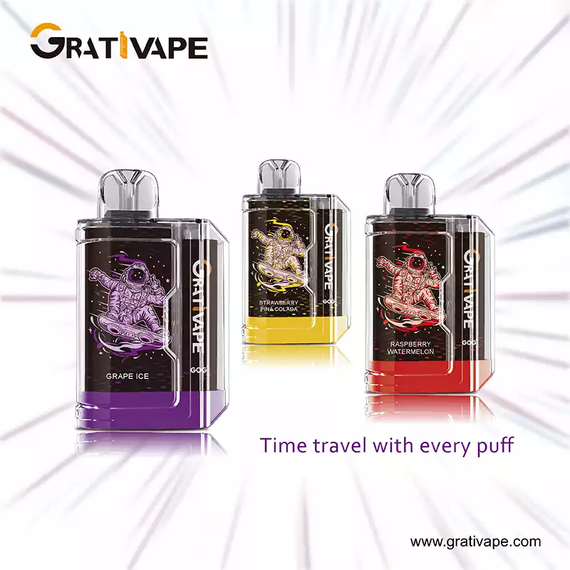 Hot Sale Grativape Gbot 10000 Rookwolken Nic 5% Fabriek Direct Wegwerp Vape Groothandel Diverse smaakopties (6)