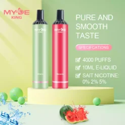 Hot Sale MYDE King 4000 Puffs Salt Nicotine 5% Wholesale Disposable E-Cigarettes Factory Direct with Multiple Flavors (6)