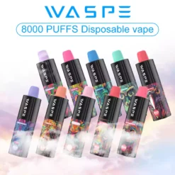 Source Factory Waspe 8000 Puffs 650mAh Akumulator 17350 Hurtownia jednorazowych waporyzatorów o różnych smakach 8