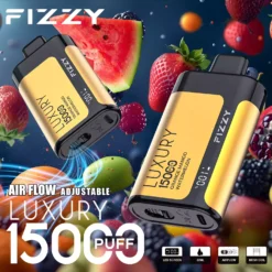 Vânzare cu ridicata Fizzy Luxury 15000 de pufuri din metal Material de înaltă calitate Vape de unică folosință direct din fabrică cu arome asortate 10