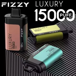 Vânzare cu ridicata Fizzy Luxury 15000 de pufuri din metal Material de înaltă calitate Vape de unică folosință direct din fabrică cu arome asortate 13