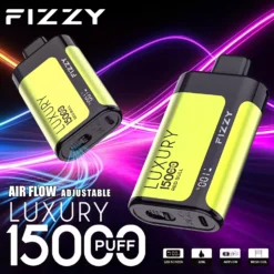 Vânzare cu ridicata Fizzy Luxury 15000 de pufuri din metal Material de înaltă calitate Vape de unică folosință direct din fabrică cu arome asortate 9