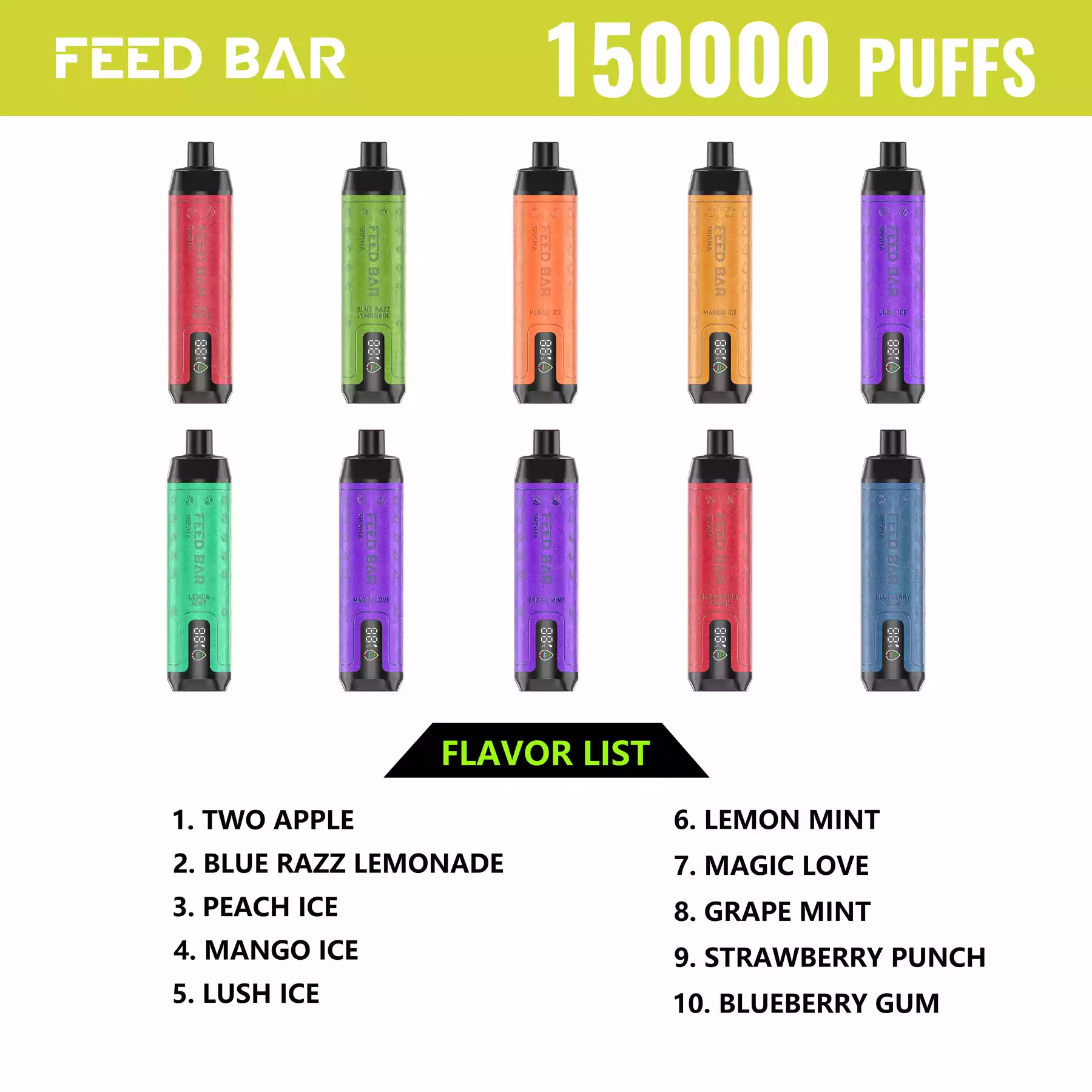 Wholesale Vapsolo Shisha 15000 Puffs Mesh Coil with a Variety of Flavors from Factory (14)