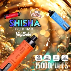 Wholesale Vapsolo Shisha 15000 Puffs Mesh Coil with a Variety of Flavors from Factory 9