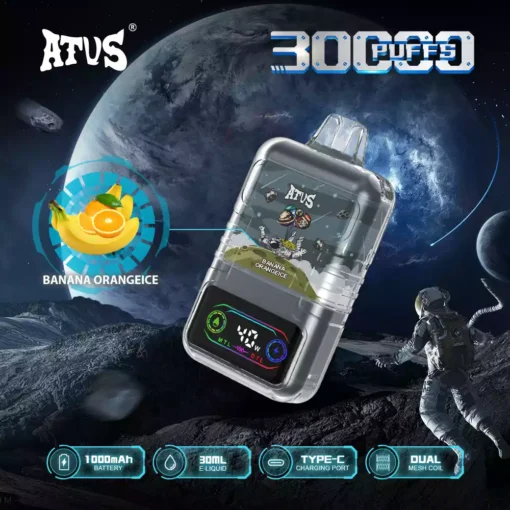 Bulk Purchase ATVS 30000 Puffs Disposable Vape Dual Mesh Coil Technology with Flavor Variety 3