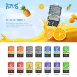 Bulk Purchase ATVS 30000 Puffs Disposable Vape Dual Mesh Coil Technology with Flavor Variety 9