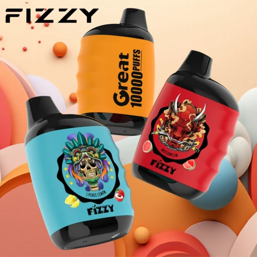 Fizzy Great 10000 Puffs Nicotine 0 2 3 5 LCD Display Factory Direct Wholesale with Multiple Flavor Options 1