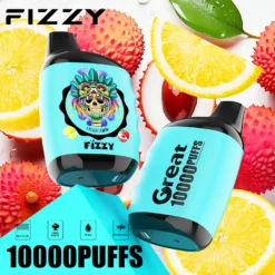 Fizzy Great 10000 Puffs Nicotine 0% 2% 5% LCD Display Factory Direct Wholesale with Multiple Flavor Options1