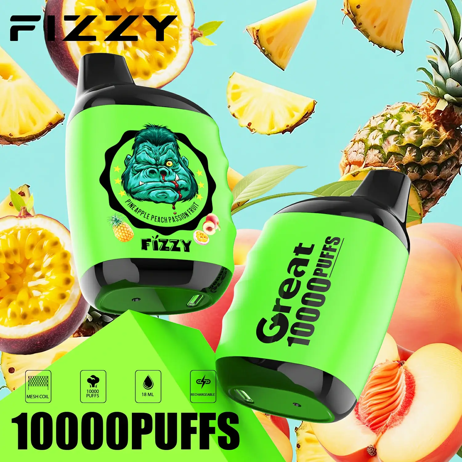 How to Purchase Fizzy Great 10000 Puffs Disposable Vapes Direct from the Factory3