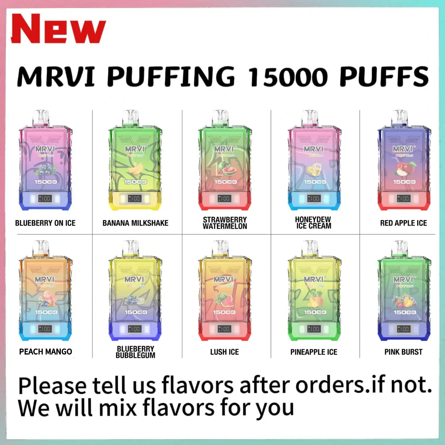 High Quality MRVI PUFFING 15000 Puffs Dual Mesh Coil Disposable Vape for Bulk Orders 2% 5% Nicotine (1)