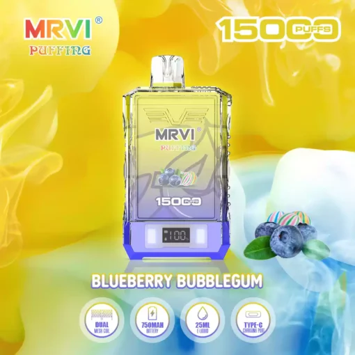 High Quality MRVI PUFFING 15000 Puffs Dual Mesh Coil Disposable Vape for Bulk Orders 2 5 Nicotine 9