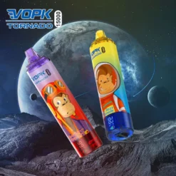 VOPK Tornado 15000 Puffs Dual Display Premium Disposable Vape Supply Nicotine 0 2 3 5 4