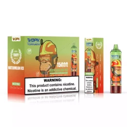 VOPK Tornado 15000 Puffs Dual Display Premium Disposable Vape Supply Nicotine 0 2 3 5 9