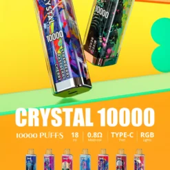 Vendita all'ingrosso Uwin Crystal 10000 soffi 0% 2% 3% 5% Vape usa e getta direttamente dalla fabbrica Varietà di sapori disponibili (4)