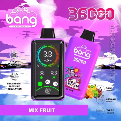 Bang 36000 Puffs Rechargeable 850mAh Battery 0 2 3 5 Nicotine Disposable Vapes Wholesale Multiple Flavors High Quality Bulk Orders Available 10