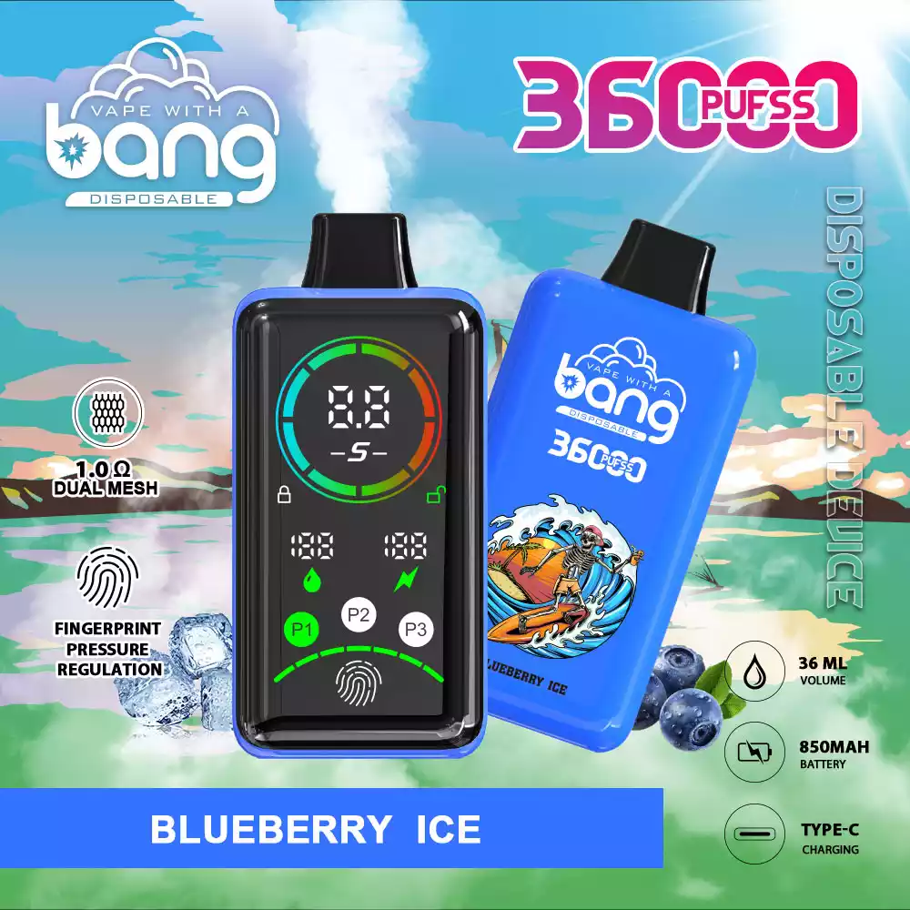 Bang 36000 Puffs Rechargeable 850mAh Battery 0% 2% 3% 5% Nicotine Disposable Vapes Wholesale Multiple Flavors High-Quality Bulk Orders Available (11)