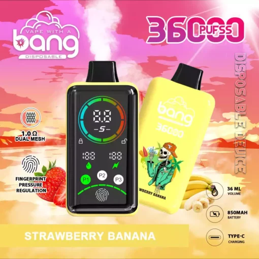 Bang 36000 Puffs Rechargeable 850mAh Battery 0 2 3 5 Nicotine Disposable Vapes Wholesale Multiple Flavors High Quality Bulk Orders Available 7