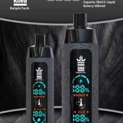 Bang King 25000 Puffs Leather Case Large 30ml E liquid OEM ODM Latest Disposable Vape Wholesale Direct from Factory Wide Flavor Opti 7