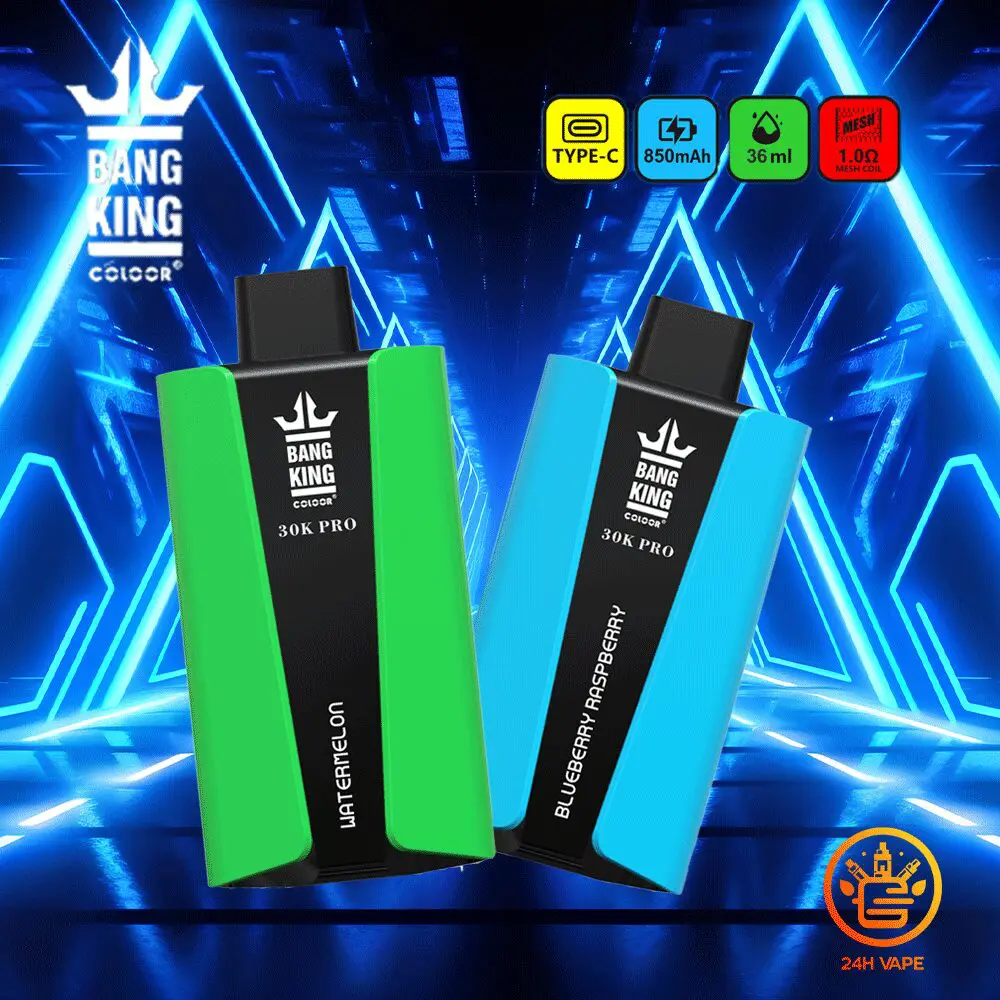 Bang King 30000 Puffs Pro Portable Design 850mAh Battery Fresh Original Disposable Vapes Bulk Wholesale Multiple Flavor Options 0% 2% 3% 5% Nicotine (6)