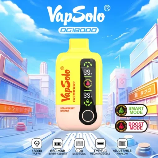 Discover Vapsolo 18000 Puffs Rechargeable Battery Factory Direct Wholesale Disposable Vapes Multiple Flavors to Choose 2 5 Nicotine 6