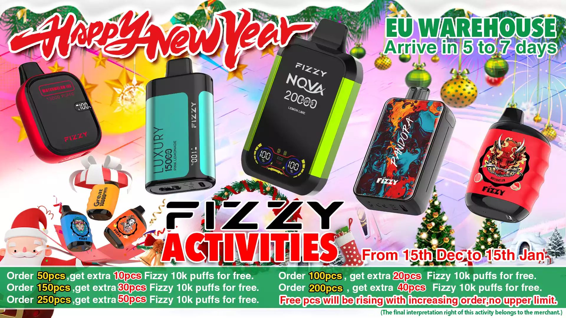 Fizzy New Year Activities