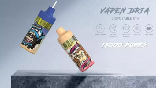 VAPEN DRTA 12000 PUFFS 650mAh Rechargeable Battery 2 5 Nicotine Bulk Disposable Vapes Wide Flavor Variety from Original Factory 2