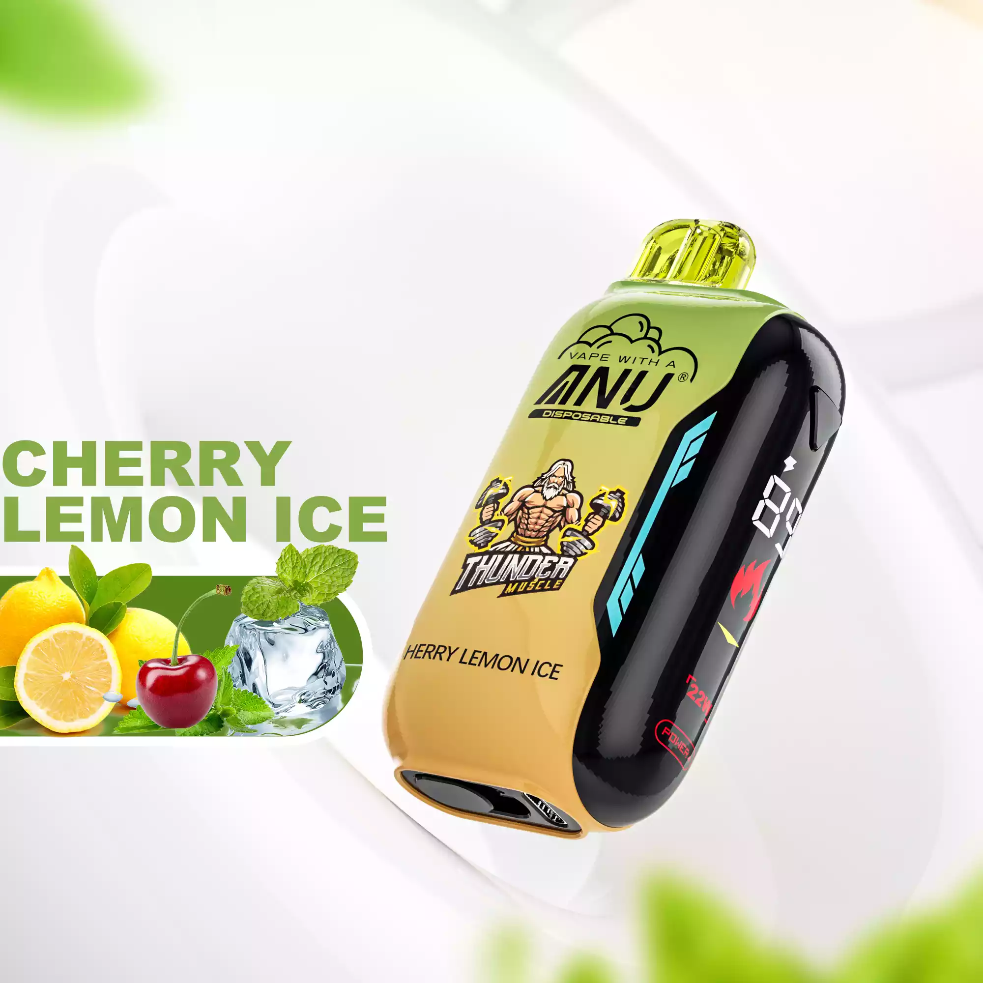 Choose ANU Vista 30000 Puffs 22ml E-liquid Wholesale Disposable Vapes Premium Quality Factory Direct Multiple Flavors Nicotine 0% 2% 3% 5% (10)