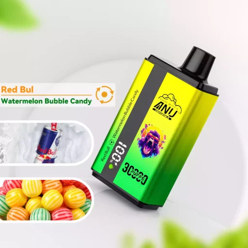 New ANU Double Flavor 30000 Puffs 36ml E liquid 550mah Battery Disposable Vape Wholesale Original Factory Multiple Flavors Nicotine 0 2 3 5 11