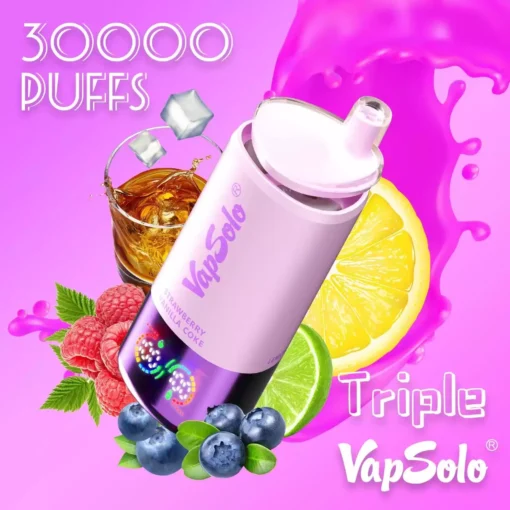 Hot Sale VapSolo Triple 30000 Puffs Disposable Vape 0 2 5 Nicotine Mesh Coil3 Factory 3