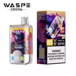 Hot Sale Waspe Crystal 40000 Puffs Poledble Vape s 0 2 5 Nicotine a LED displeje pro objemové objednávky přímo od výrobce 4