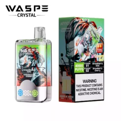 Hot Sale Waspe Crystal 40000 Puffs Dissoseable Vape s 0 2 5 Nicotine a LED displeje pro hromadné objednávky přímo od výrobce 7