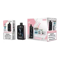 New Arrival JNR Media Max 40000 Puffs 5 Nicotine 1000mAh Battery 2.4 HD Display Call and Text Function Bulk Purchase Direct from Source 3