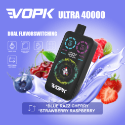 Premium VOPK Ultra 40000 Puffs Vape with Child Lock Dual Flavor Switch and UV Printing Wholesale Price 8