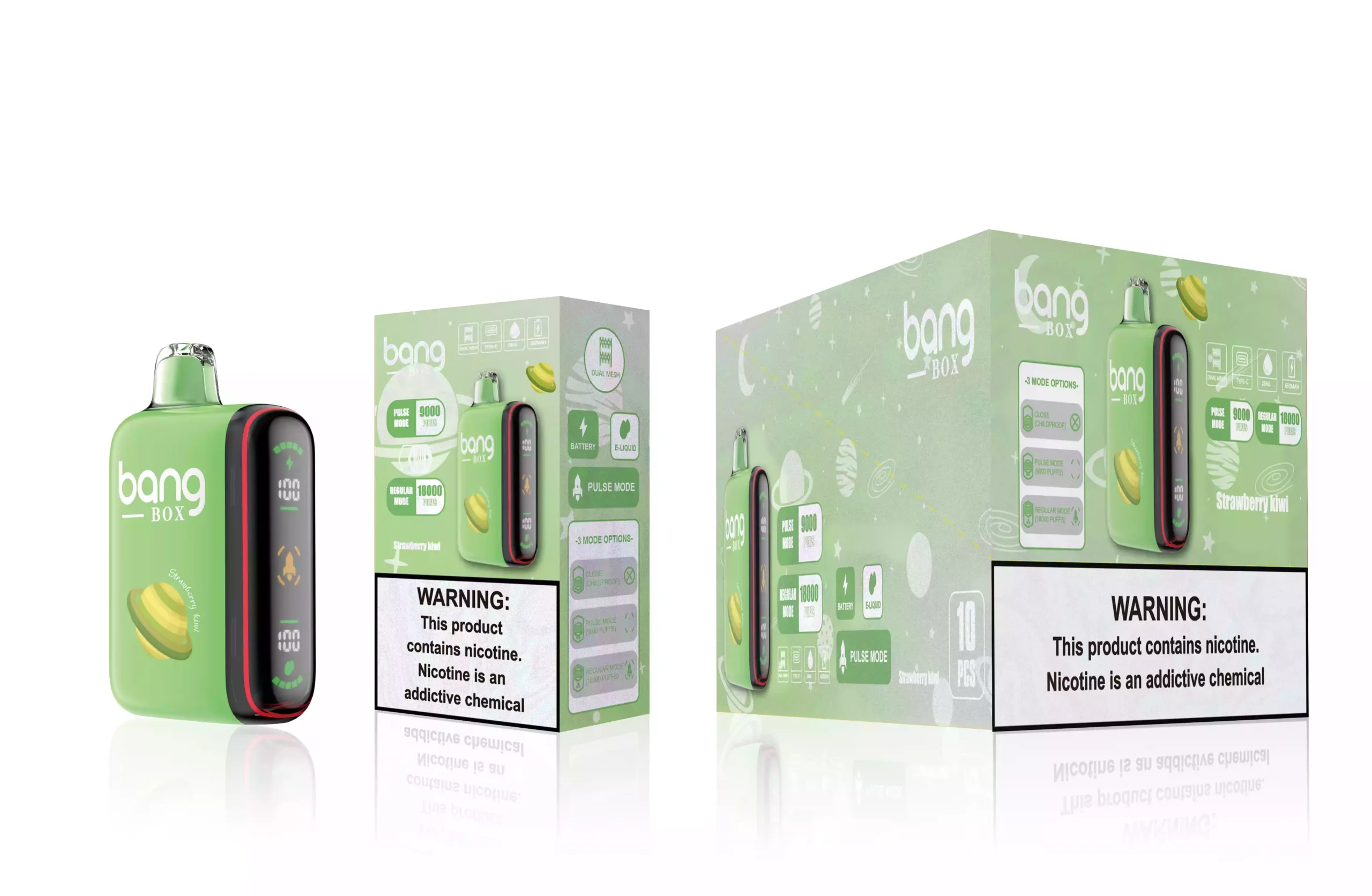 Bang BOX 9000 18000 Puffs High-Capacity Disposable Vape with 0.8Ω Mesh Coil 4