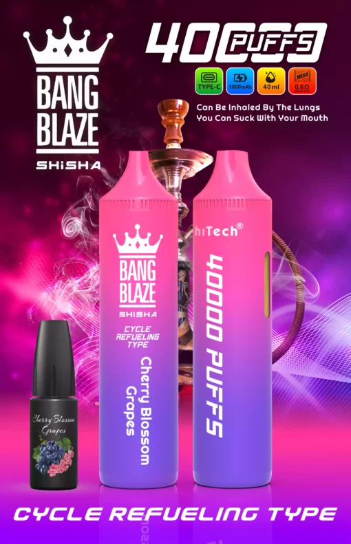 Hot Sale BANG BLAZE BK40 40000 Puffs Disposable Vape 1000mAh Battery Multiple Nicotine Options for Bulk Orders 10 scaled