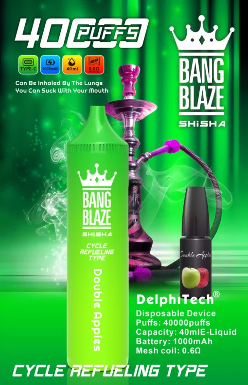 Hot Sale BANG BLAZE BK40 40000 Puffs Disposable Vape 1000mAh Battery Multiple Nicotine Options for Bulk Orders 1