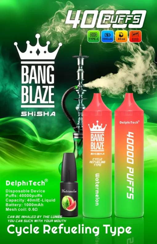 Hot Sale BANG BLAZE BK40 40000 Puffs Disposable Vape 1000mAh Battery Multiple Nicotine Options for Bulk Orders 2 scaled