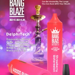 Kuuma myynti Bang Blaze BK40 40000 Puffs Kertakäyttöinen vape 1000mAh akku Useita nikotiinihyvityksiä irtotavaratilauksille 3